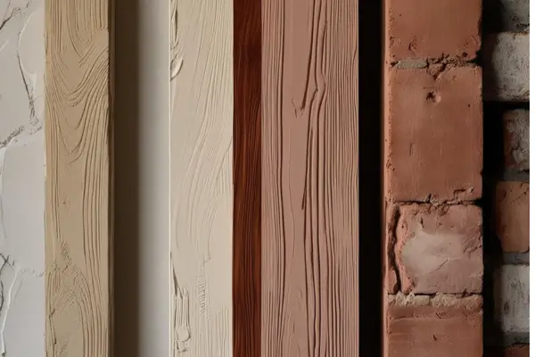 Pintura com barro aplicada em diferentes superfícies